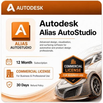 Alias AutoStudio — genuine Autodesk Class-A surfacing subscription from zoftis