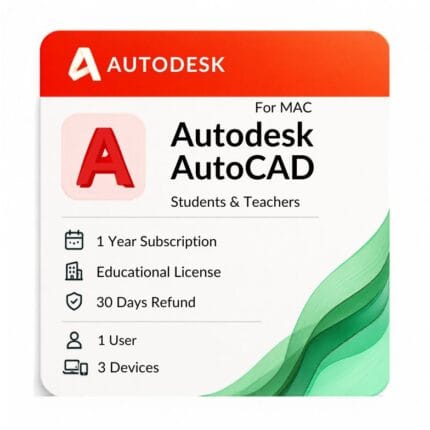 AutoCAD for Mac — genuine Autodesk license from Zoftis, Apple Silicon compatible