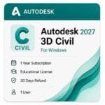 Civil 3D cost for Windows — genuine Autodesk subscription with 1-year and 3-year terms from zoftis