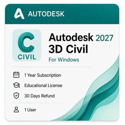 Civil 3D cost for Windows — genuine Autodesk subscription with 1-year and 3-year terms from zoftis