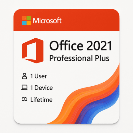 Microsoft Office 2021 Professional Plus 1 PC lifetime License