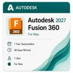 Fusion 360 for Mac running natively on Apple Silicon — genuine Autodesk subscription from zoftis