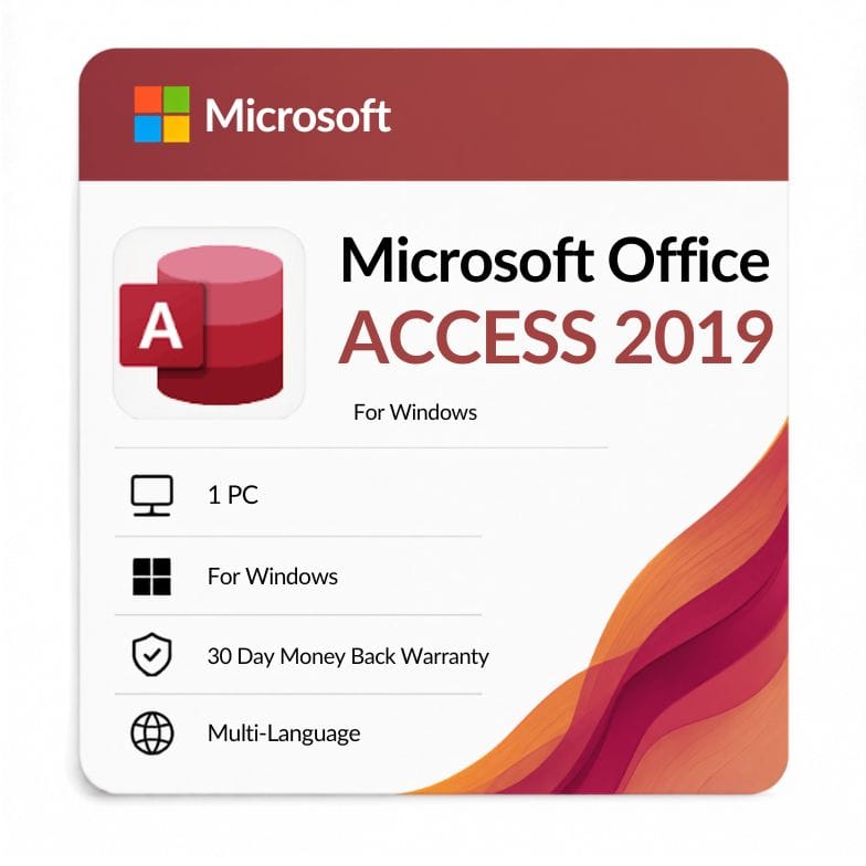 microsoft-access-2019-product-key Genuine Access 2019 lifetime product key for one Windows PC database app.