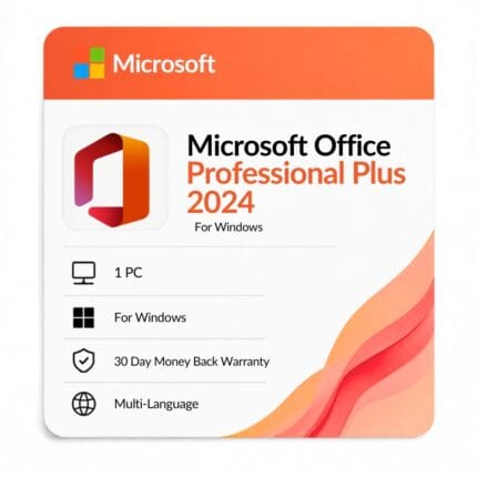 Office 2024 Professional Plus lifetime license key box