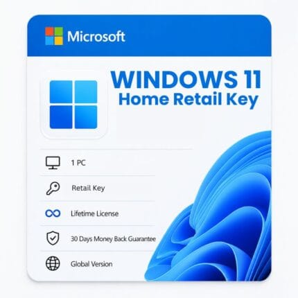 windows 11 home retail key