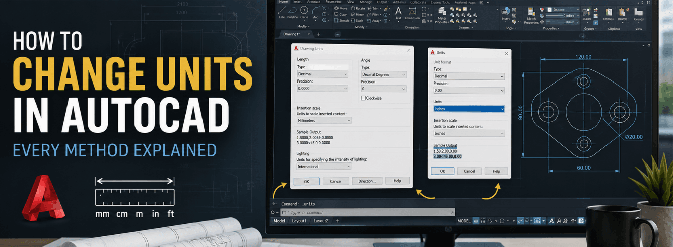 How to change units in AutoCAD — step-by-step guide for UNITS command, -DWGUNITS, and scale methods